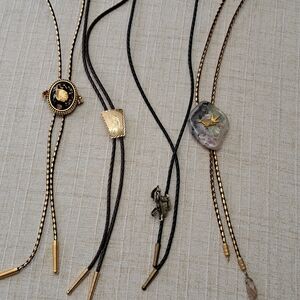 Lot Of 4 Bolo Ties